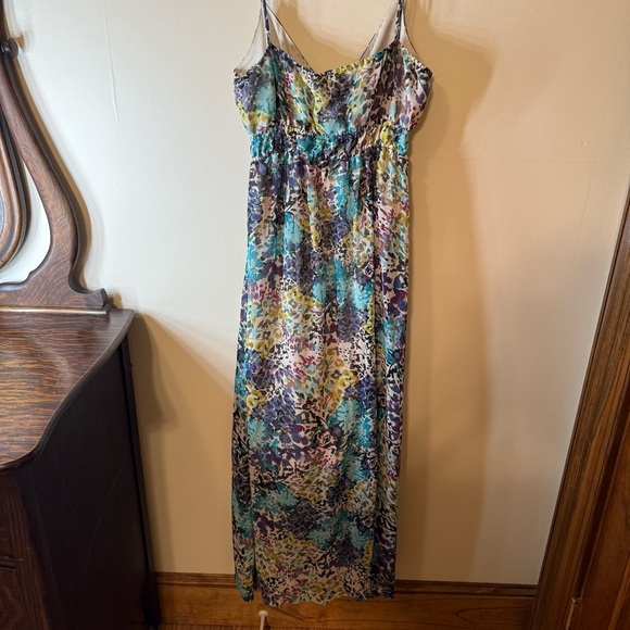 a.n.a Resort Ready Blue and Green Maxi Sundress - Picture 2 of 4